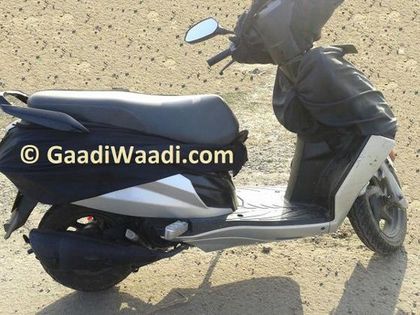 2015 Hero Dash scooter was spied in India