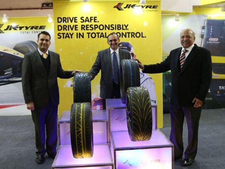 JK Tyre showcases new product range at 2015 IRE
