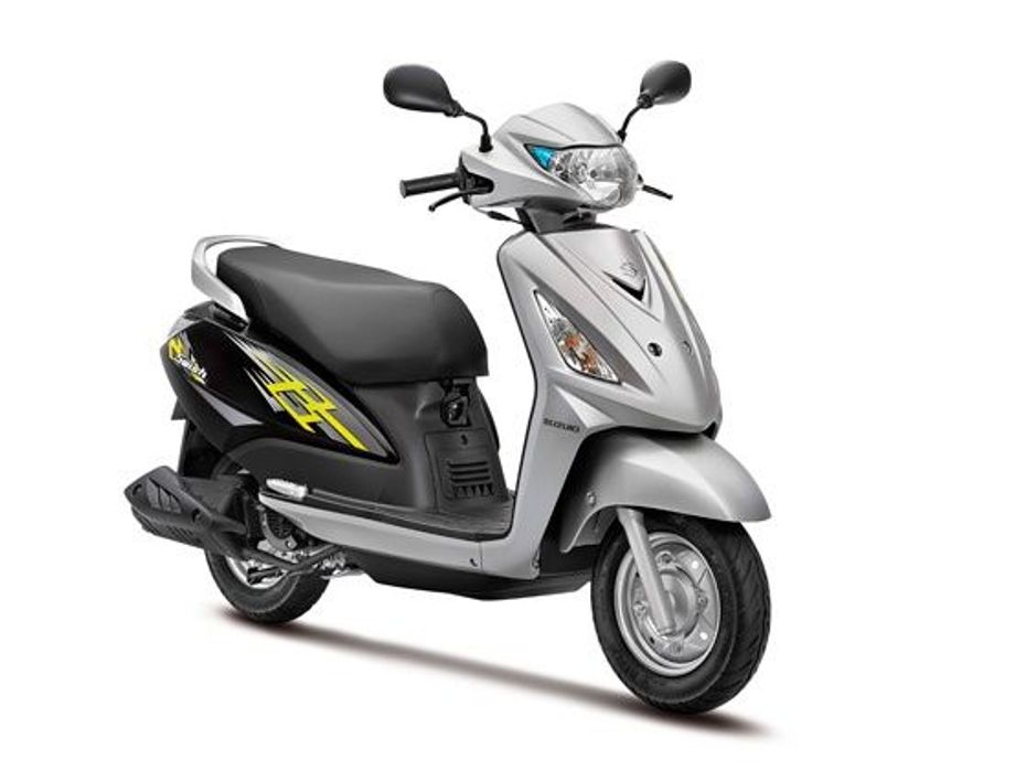 New Suzuki Swish scooter with new graphic and colour