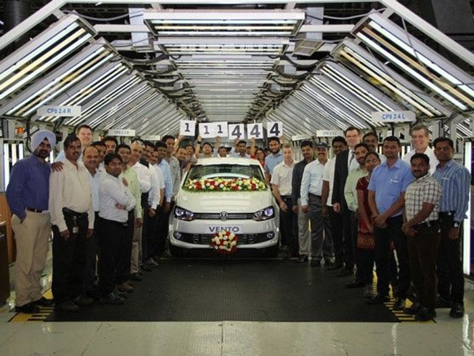 Volkswagen India achieves new production milestone in 2014