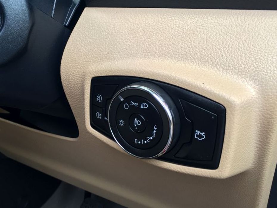 2015 Ford Figo Aspire headlamp controls