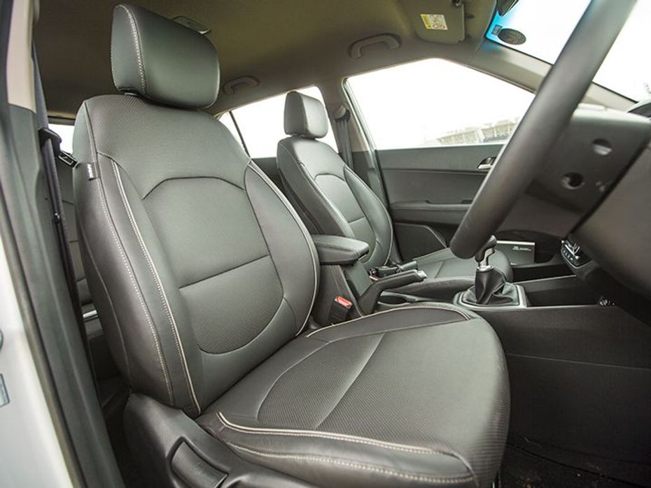 Hyundai Creta Review front seats