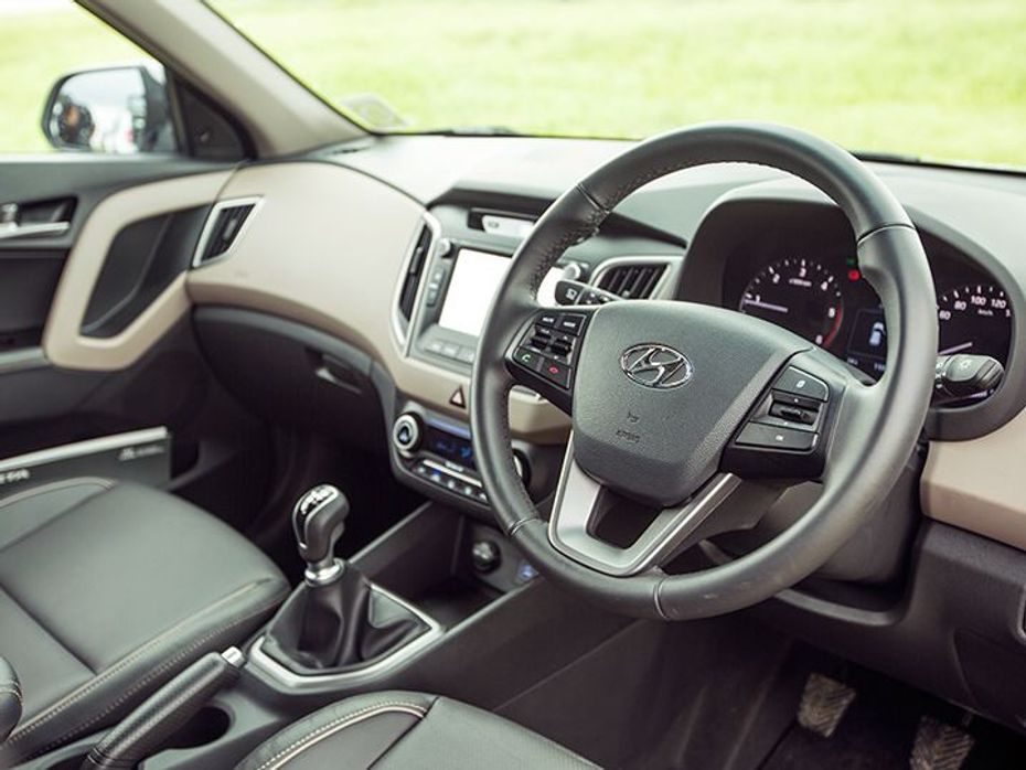 Hyundai Creta Review steering wheel