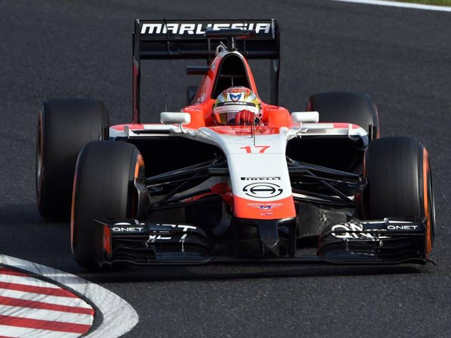 Jules Bianchi in action