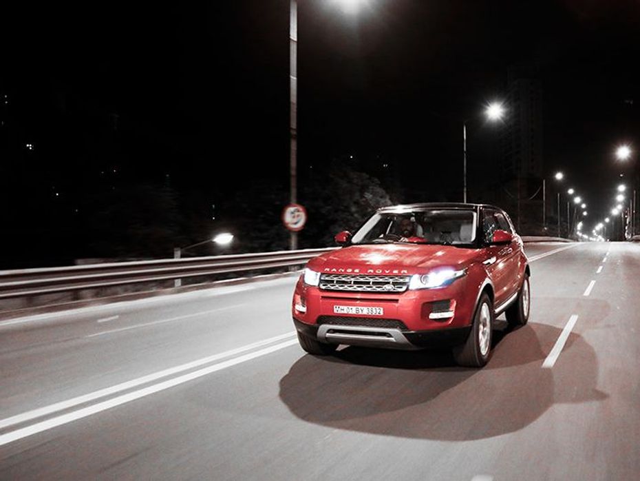 Range Rover Evoque review Tracking