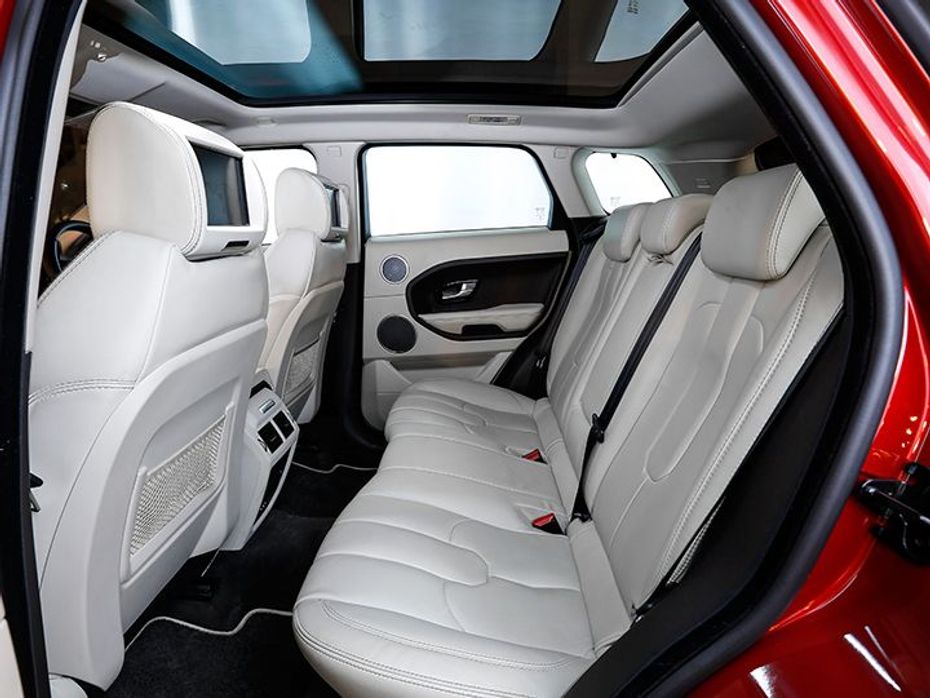 Range Rover Evoque review rear seats