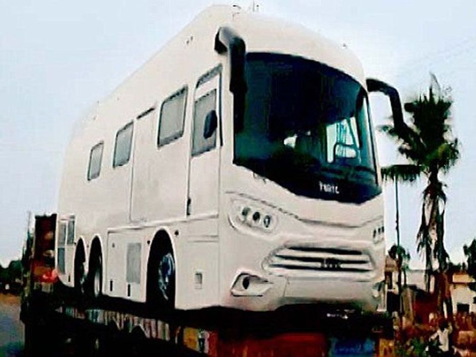 Telangana CM KCR gets Rs 5 crore Mercedes-Benz bus