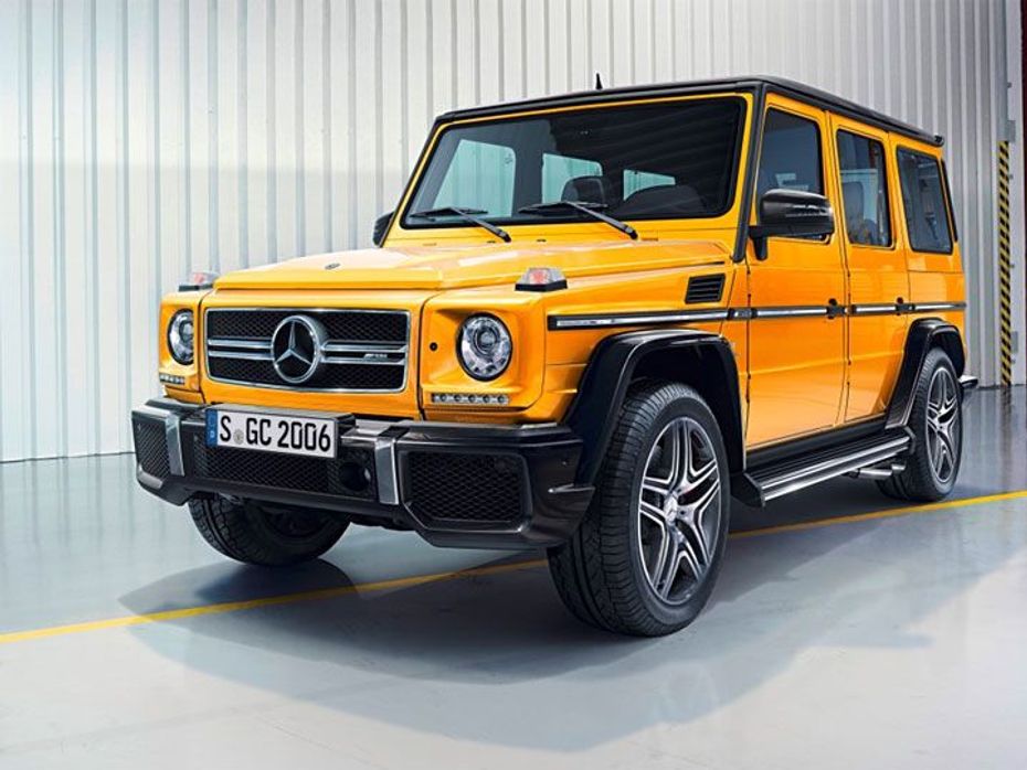 New yellow Crazy Color on the Mercedes G63 AMG launching on 30 July 2015