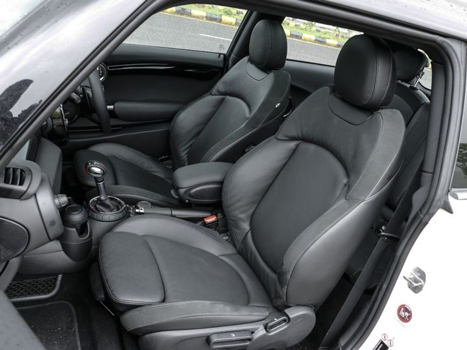 Mini Cooper S front seats