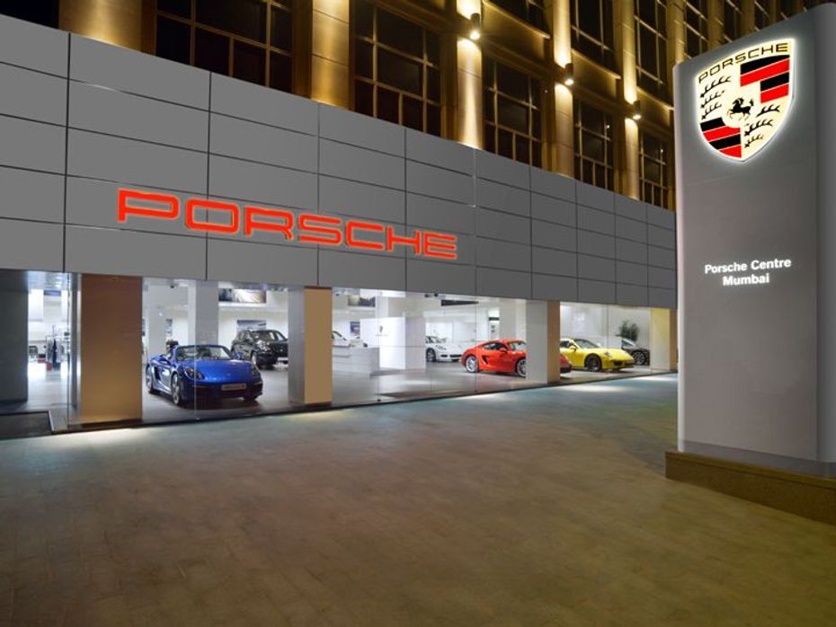 Porsche Mumbai showroom