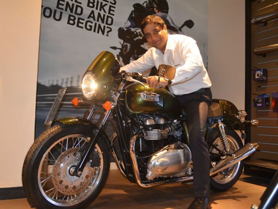 Triumph Motorcycles India MD Vimal Sumbly