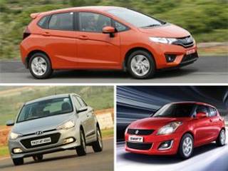 All new 2015 Honda Jazz vs Hyundai Elite i20 vs Maruti Suzuki Swift: Spec Comparison