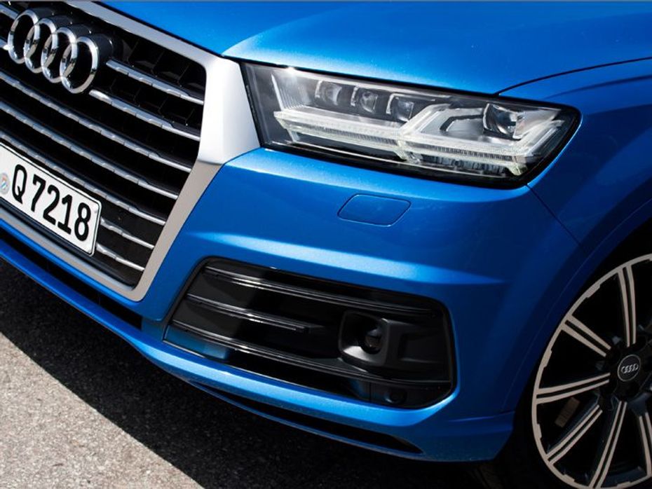 New front design of the 2016 Audi Q7