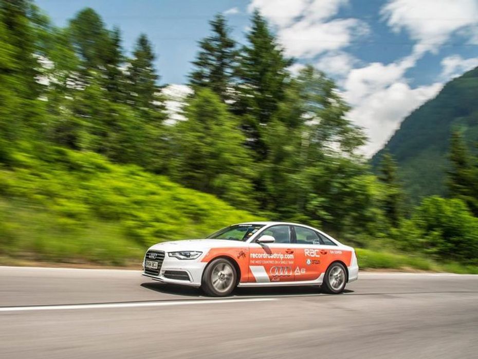 Audi A6 sets Guinness Record