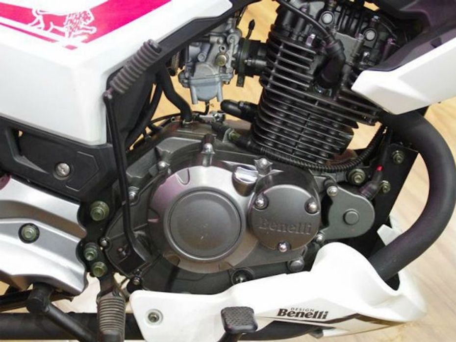 air-cooled, single-cylinder 150cc engine