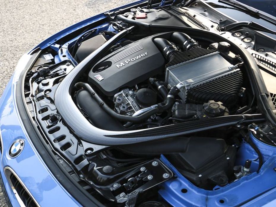 2015 BMW M3 3.0 litre twin turbo inline six engine