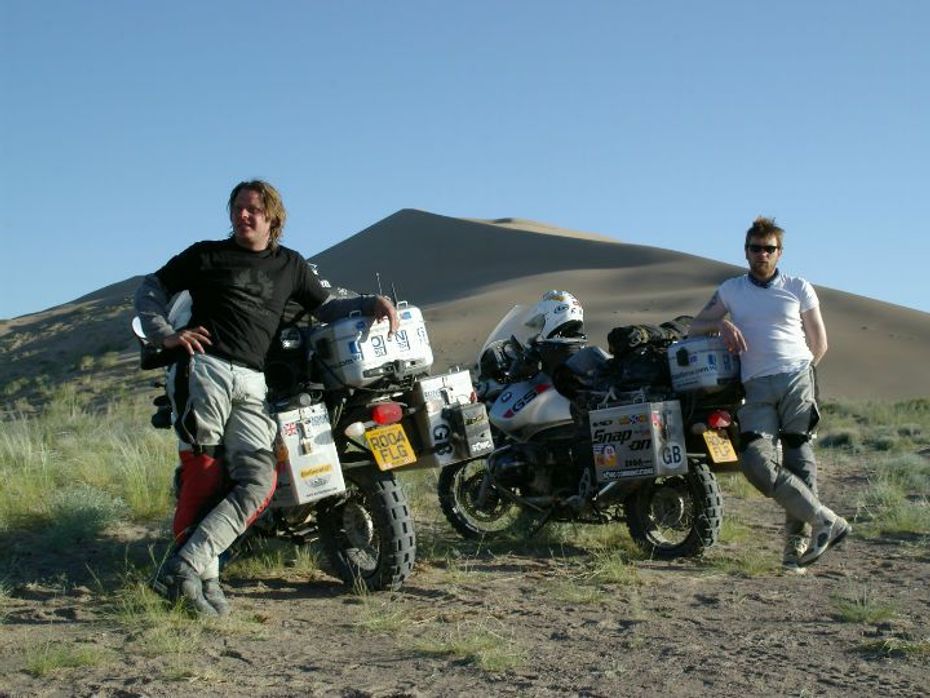 Ewan McGregor and Charley Boorman in the Long Way Round