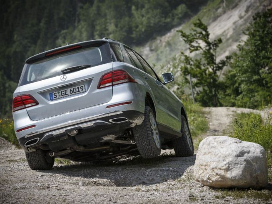 Mercedes GLE Review off roading rear