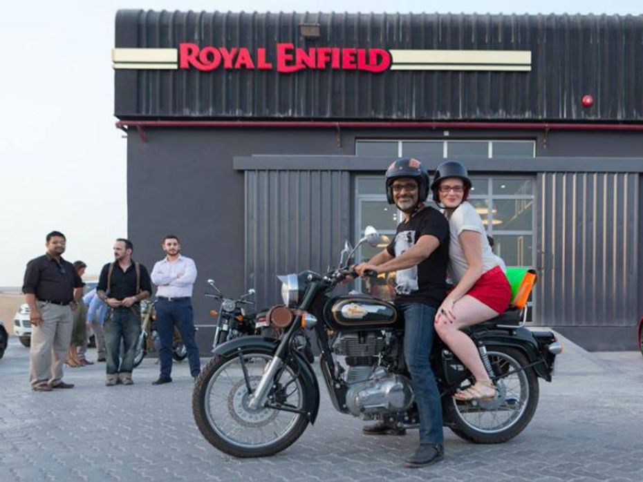 Royal Enfield exclusive gear store in Dubai