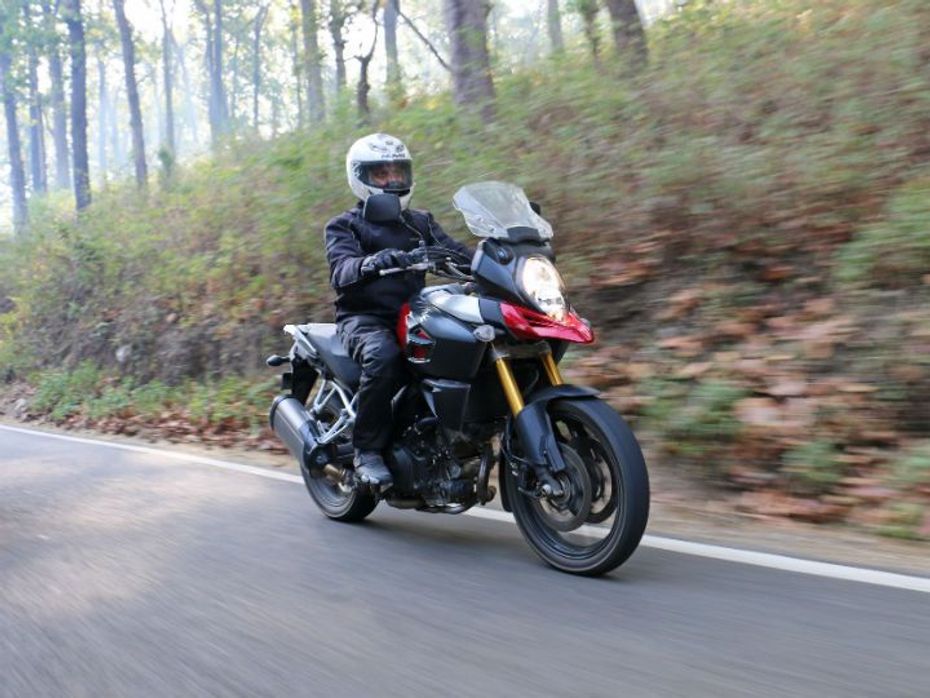 The V-Strom is stable, agile and predictable