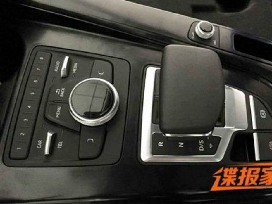 New 2016 Audi A4 spied centre console