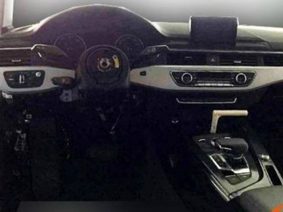 New 2016 Audi A4 spied dashboard