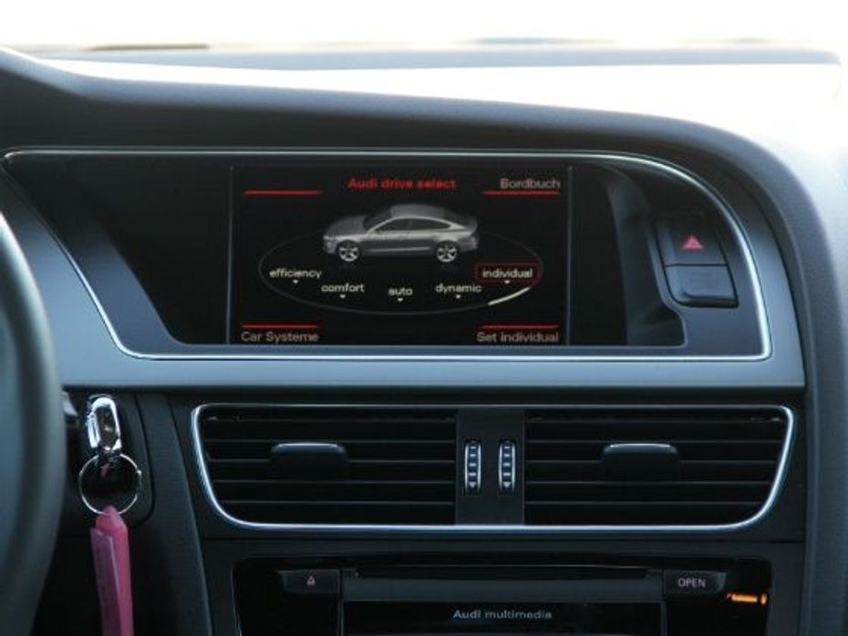 Audi S5 Sportback Review Picture infotainment screen