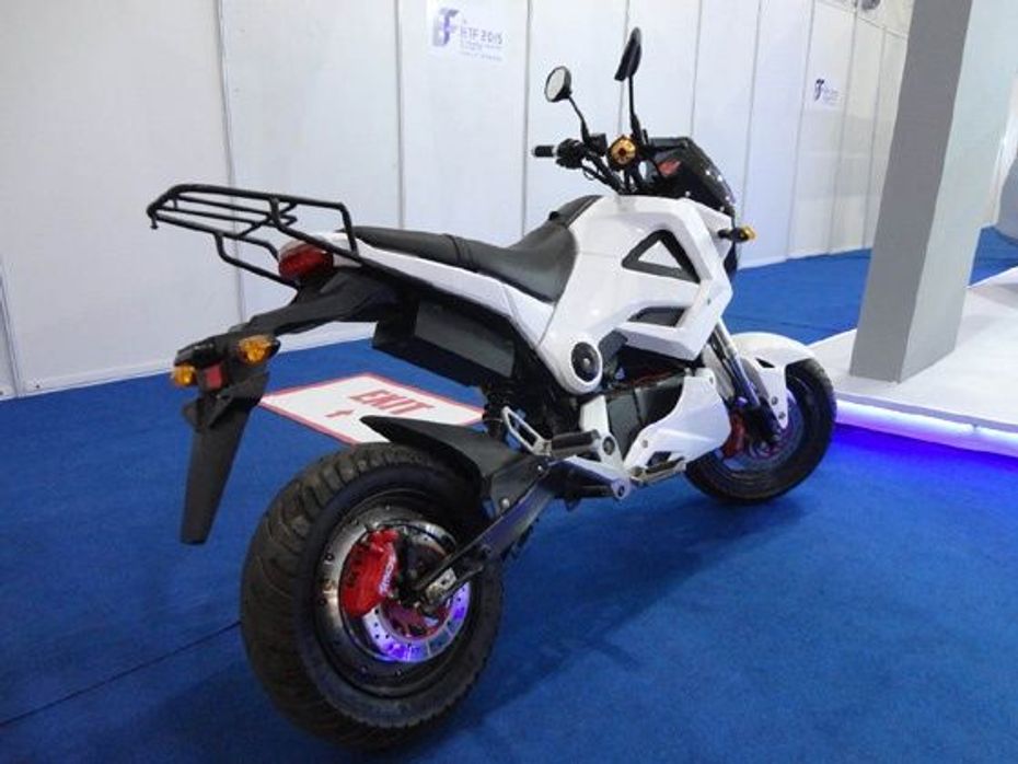 Hero electric motorcycle concept rear shot