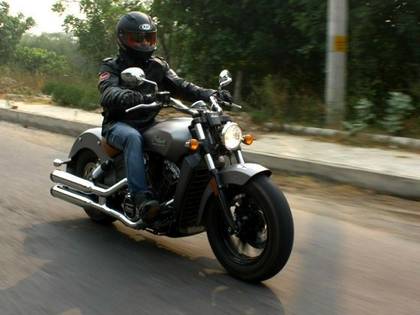 Indian Scout ZigWheels test ride