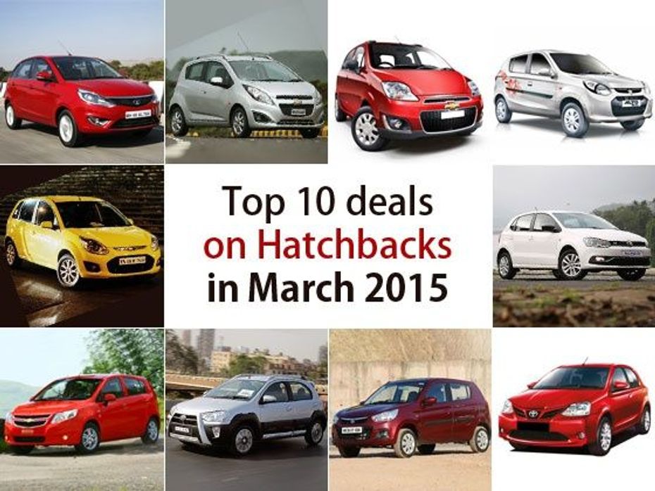 Hatchback discounts in March 2015