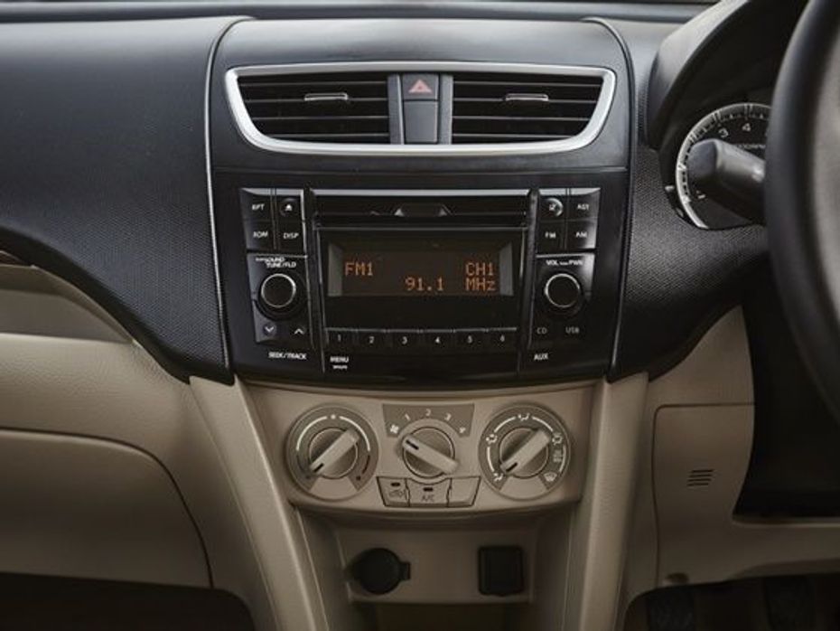 2015 Maruti Suzuki Swift DZire centre console