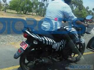 New TVS Victor caught testing