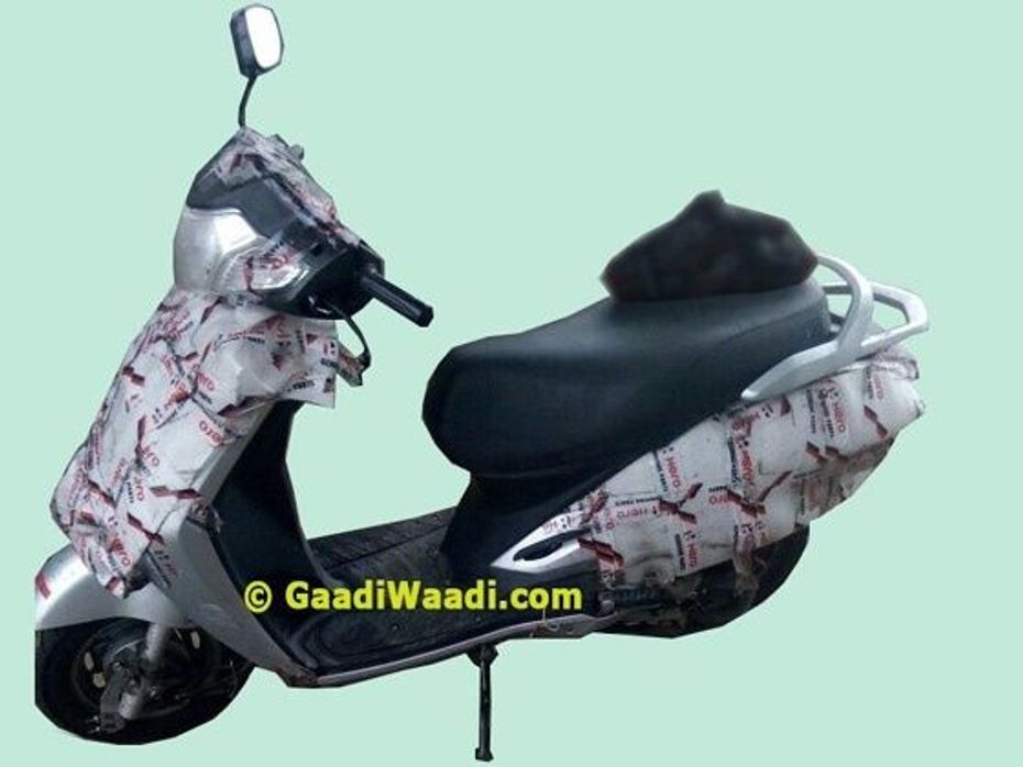 Mysterious new Hero scooter spied by GaadiWaadi.com