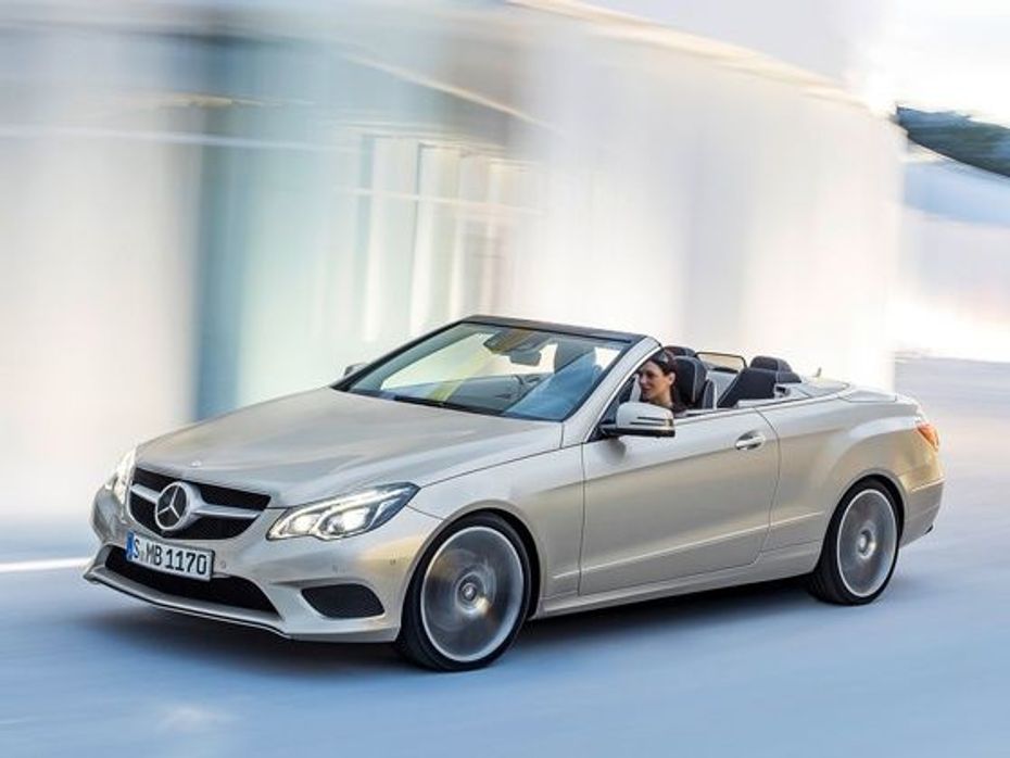 New Mercedes-Benz E-Class Cabriolet in action