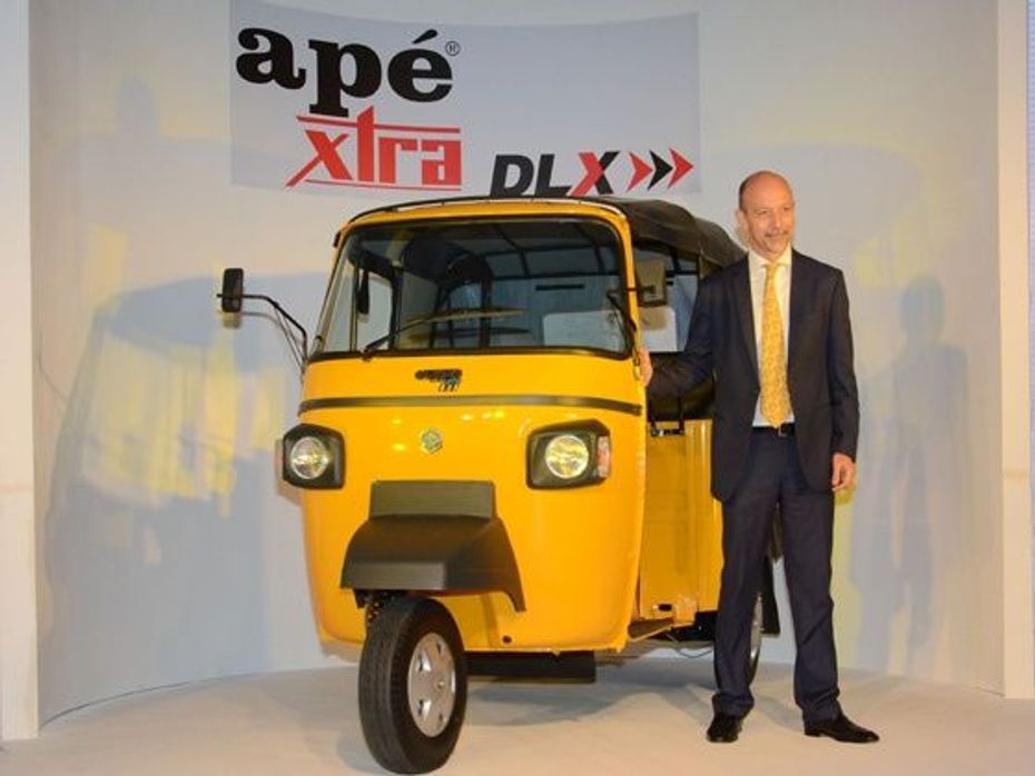 Piaggio India launches Ape Xtra DLX at Rs 1.74 lakh