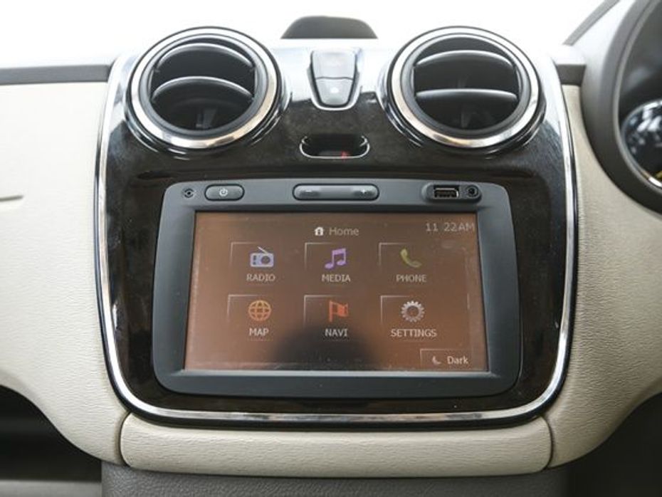 Renault Lodgy touchscreen multimedia system