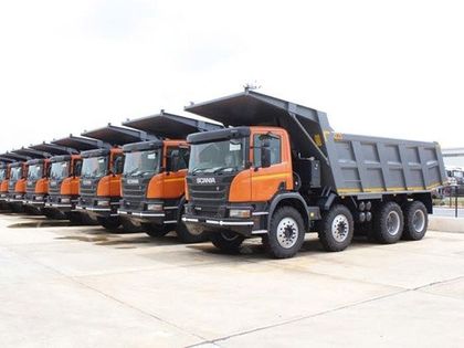Scania bags order for 200 mining tippers