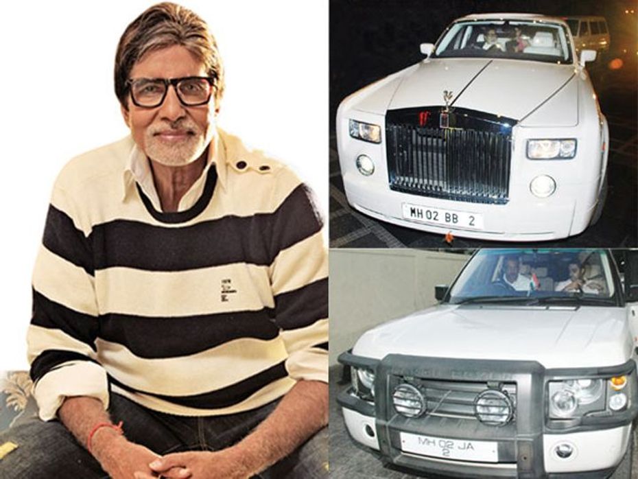 Big B reportedly prefers the number 2 for all his cars