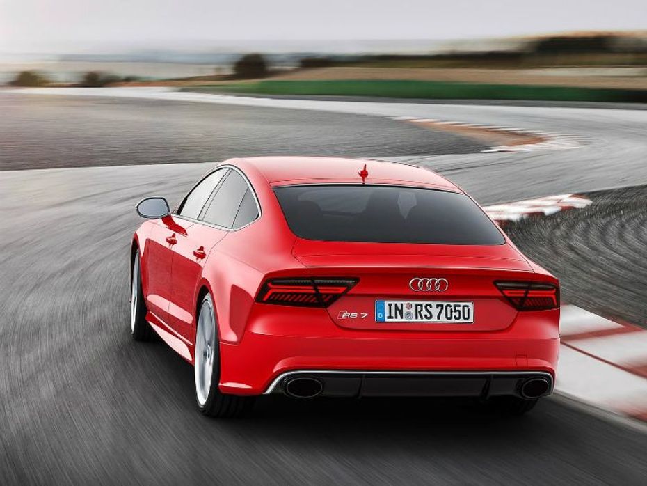 Audi RS7 facelift launched in India rear