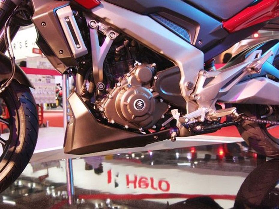 The new Bajaj Pulsar CS400 is speculated to be powered by a fuel injected 375cc engine