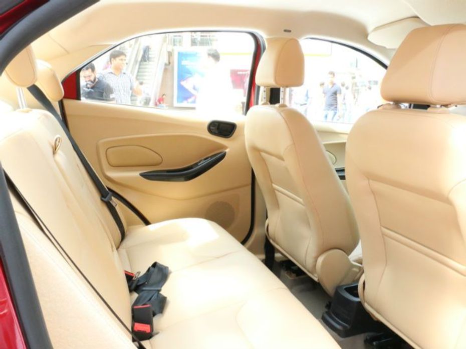 2015 Ford Figo Aspire rear seats