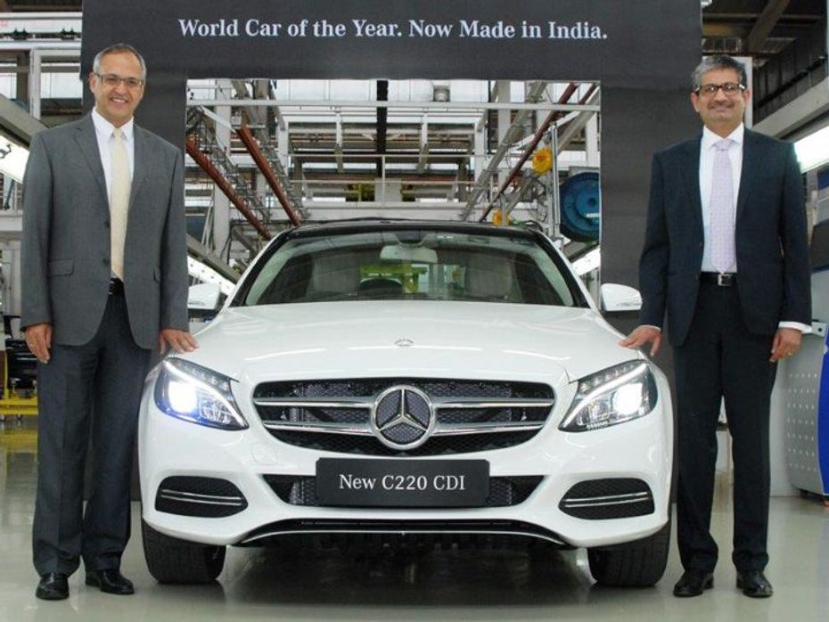 Made in India Mercedes-Benz C 220 CDI rolled out