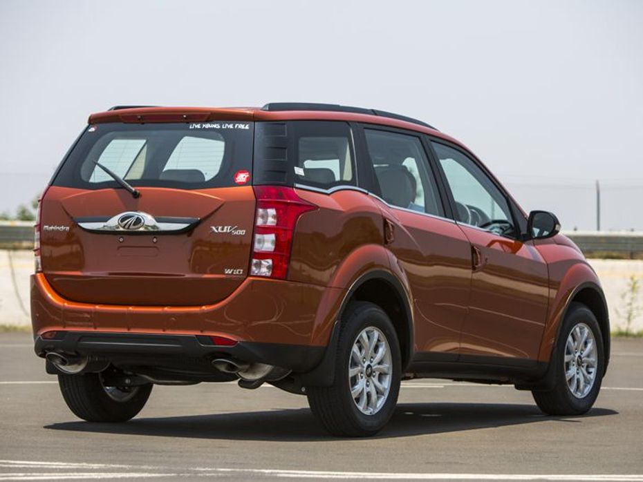 There are a few design changes on the side and rear of the 2015 Mahindra XUV50