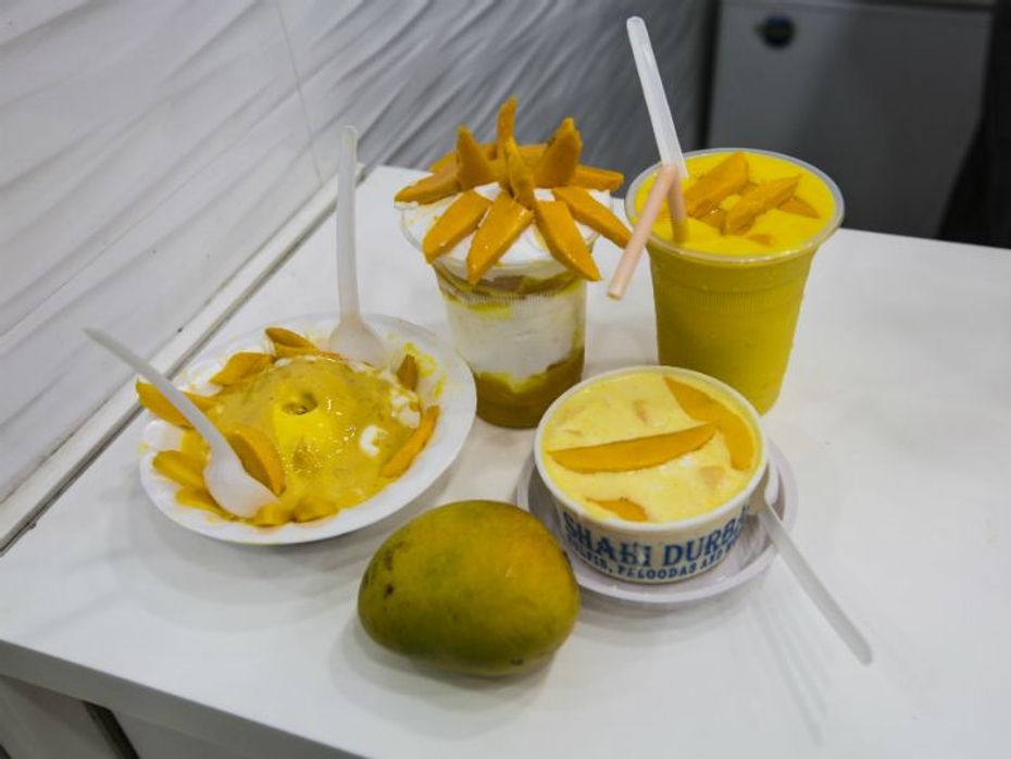 Mango Desserts at Shahi Darbar in Bandra
