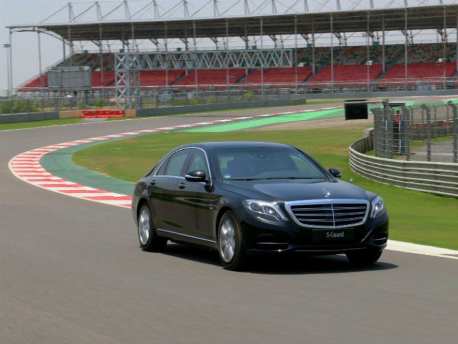 Mercedes-Benz S-Guard in action at the BIC