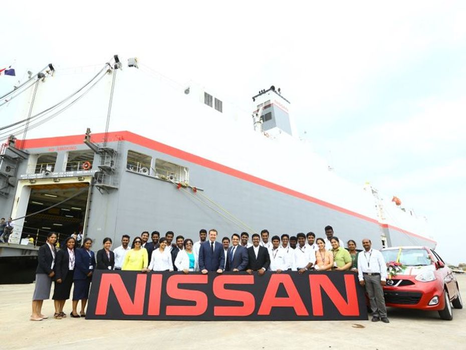 Nissan exports 5,00,000th Made in India car