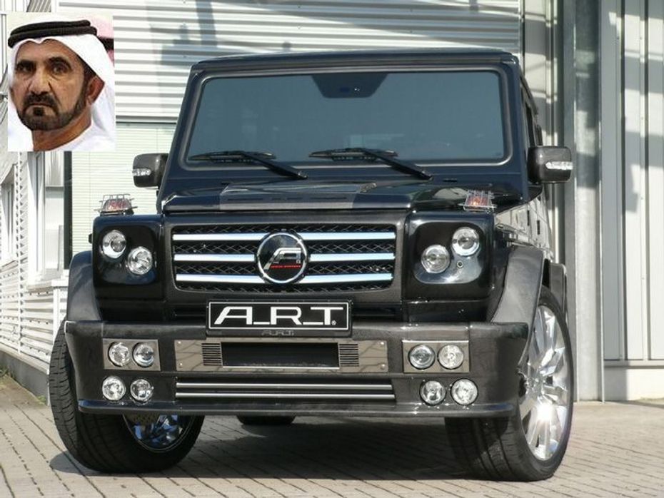Sheikh Sultan bin Zayed bin Sultan Al Nahyan owns the Mercedes-Benz G55 AMG