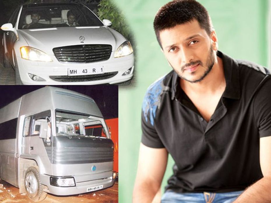 Riteish likes to stick to the number 1 for all his cars
