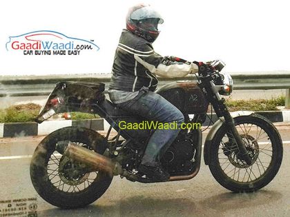 RE Himalayan spotted testing in Chennai