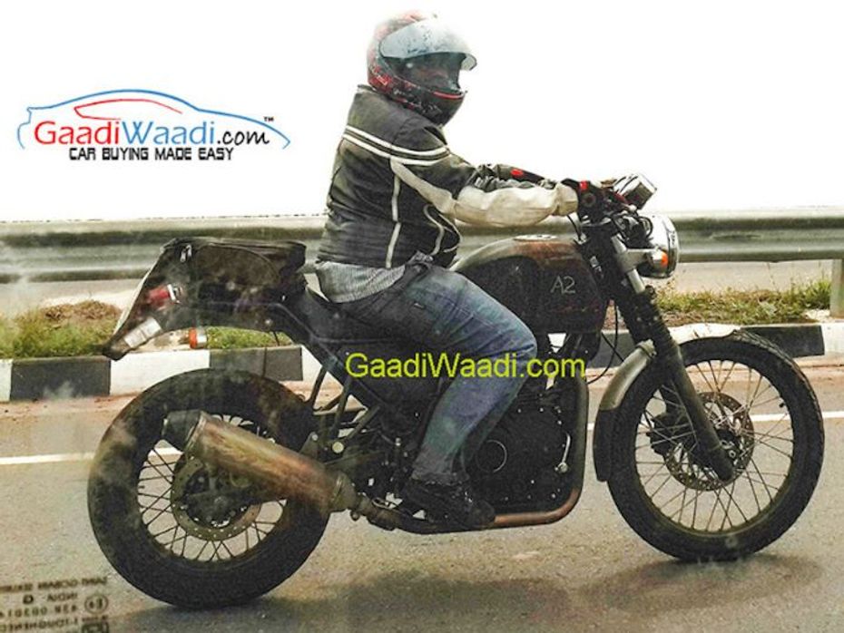 RE Himalayan spotted testing in Chennai